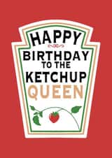 Perfect birthday card for the tomato sauce lover in your life. created by Created By AJC