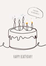 Hunger Games Inspired Birthday Card - If We Burn created by BEX