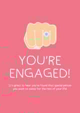 Congratulations You're engaged <3 created by Cara Bond