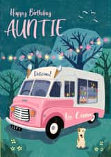 Classic Birthday Card - Auntie - Ice Cream Van created by Rocket68