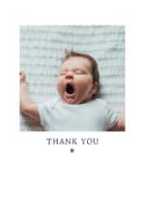 Personalised Thank You Photo Card created by Parakeets Greets thortful - thank you star Thank You Personalised Photo Card 22135