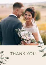 Personalised Thank You Photo Card created by Parakeets Greets thortful - thank you pretty Thank You Personalised Photo Card 22137