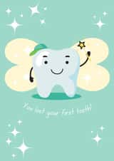 Cute Congratulations Card - Tooth Fairy - Lost your First Tooth created by Oh So Jottie Designs