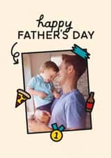 Personalised Father's Day Photo Card created by ItsJessica - Cute Father's Day Card - Things Dad Loves