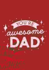 Heartfelt Father's Day Card - Awesome Dad created by Sunshine Designs