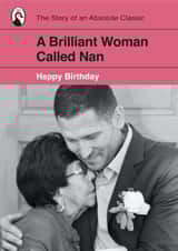 Personalised Birthday Photo Card created by Yay Days - Retro Birthday card - A Brilliant Woman Called Nan - Book