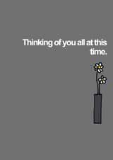 A Thortful Card For Friends Or Family - Flowers - Thinking Of You created by Sadie Cornish