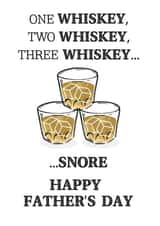 Funny Card for Father's Day for that whiskey drinker that you love created by Dan Bang Studio