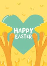 Cute Easter Chick Card - Happy Easter created by Macie Dot Doodles