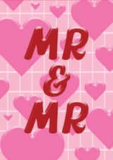 Funky LGBTQA Wedding Card - Gay Wedding - Same Sex Marriage created by Maddison Ball