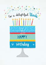 Uncle birthday cake design created by Pencilface