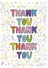 Birthday Thank You Card - Thank You For My Presents - Thank You Birthday Card created by Angela Chick