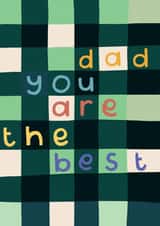Classic Father's Day Card - You Are The Best created by Raspberry Blossom