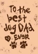 Dog Dad Father’s Day Card - Card From Dog - puppy dad - card from pup created by Fantastical Fun Shop