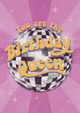 Pretty Birthday Card - Dancing Queen - You Are The Birthday Queen created by Sydney Jo Designs
