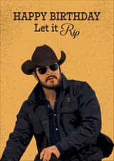 Rip Birthday card for any Yellowstone fan created by Liam Harris