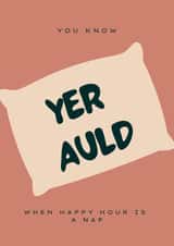 Funny Birthday Card - You're old (yer auld) - Cheeky created by F*ck You Cards