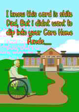 Funny Fathers Day card for your endless banter with dad. created by Michael John Tickle