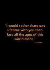 LOTR Wedding Card created by Possco