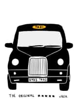 Funny Dad's Taxi Card for Father's Day - Taxi - Uber - Cheeky created by Gabriella Finelli
