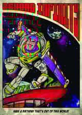 Buzz Lightyear inspired birthday card - Beyond Infinity! created by NMB Artworks