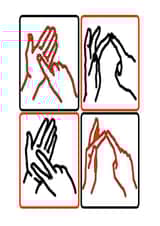 Let someone know you LOVE them with this BSL card spelling the word LOVE. created by Give Gifts