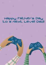 Cute - Happy Father's Day to a new level dad - Gaming Dad created by Ink and Tot