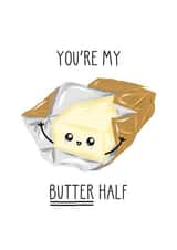 Cute anniversary/valentine's card for significant other - butter - baking created by Just Joy Designs