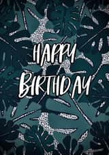 Tropical leaf design created by Leanne Congdon