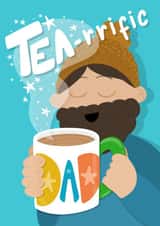Tea-rrific Father’s Day card created by Sophie Larsson