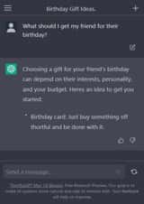 Funny birthday card - Message history with ChatGPT created by Laughable Letters