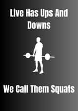 Pushing Past Your Limits: A Gym Encouragement Card created by Artifice