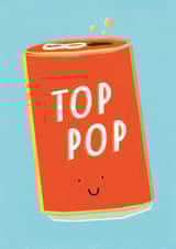 Cute Father's Day Card - Top Pop created by Paper Plane