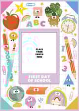FIRST DAY OF SCHOOL POLAROID CARD created by Athelea Grey