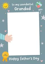 My Wonderful Grandad Father's Day Card - Drawing of Grandad created by Macie Dot Doodles