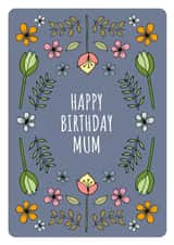 Pretty Birthday Card Suitable For Lovely Mums - Floral created by Amy Munro