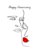 Simple and elegant line drawing to celebrate an anniversary created by Digiartbyali 