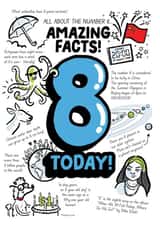 Happy 8th Birthday! Fun facts for 8-year olds! Amazing! created by Daniel Benney