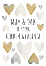 Special Golden Wedding Card For Deserving Parents! created by Amy Munro