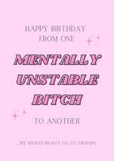 Birthday - Funny - Friends - Mental Health created by DesignedbyMC