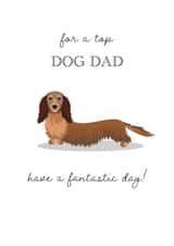 Cute Dog Dad Birthday Day Card created by Pink Pig