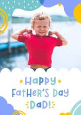 Personalised Father's Day Photo Card created by Joanne Hawker - Cute Father's Day Card - Dad - From the Kids