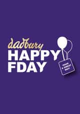Chocolatey Father's Day Card - Cadbury/Dadbury created by Cards from Designers