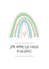Heartfelt Sympathy Card - Some Animals Live Forever created by Dandelion Stationery