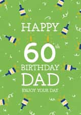 Fun Birthday Card - 60th - Dad created by Kamiya Chirodian