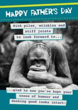 Funny Father's Day Card - Least you have your good looks created by Quitting Hollywood