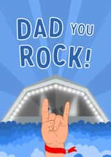 Father's Day card - Music Loving Dad - You rock! created by The Cake Thief