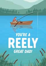 Funny Father's Day - Reely Great - Fishing created by The Cake Thief