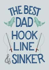 Cute Fishing card for Dad - Birthday Father's Day created by Angelicabydesign