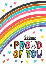 Soooo Proud of You - Pride Card - Coming Out Card created by Angela Chick